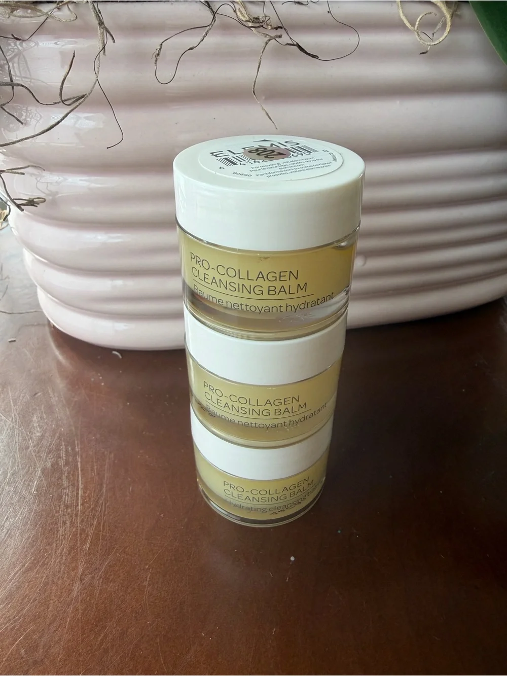 ELEMIS Pro-Collagen Cleansing Balm - White & Pale Yellow Jars